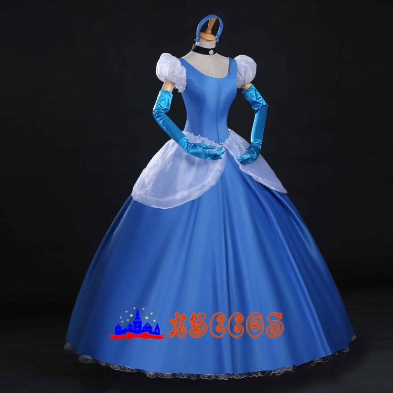 Disney Cinderella Ella princess dress cosplay costume