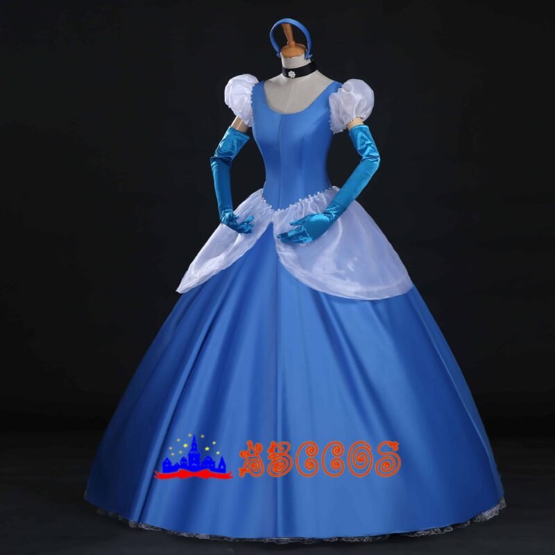 Disney Cinderella Ella princess dress cosplay costume