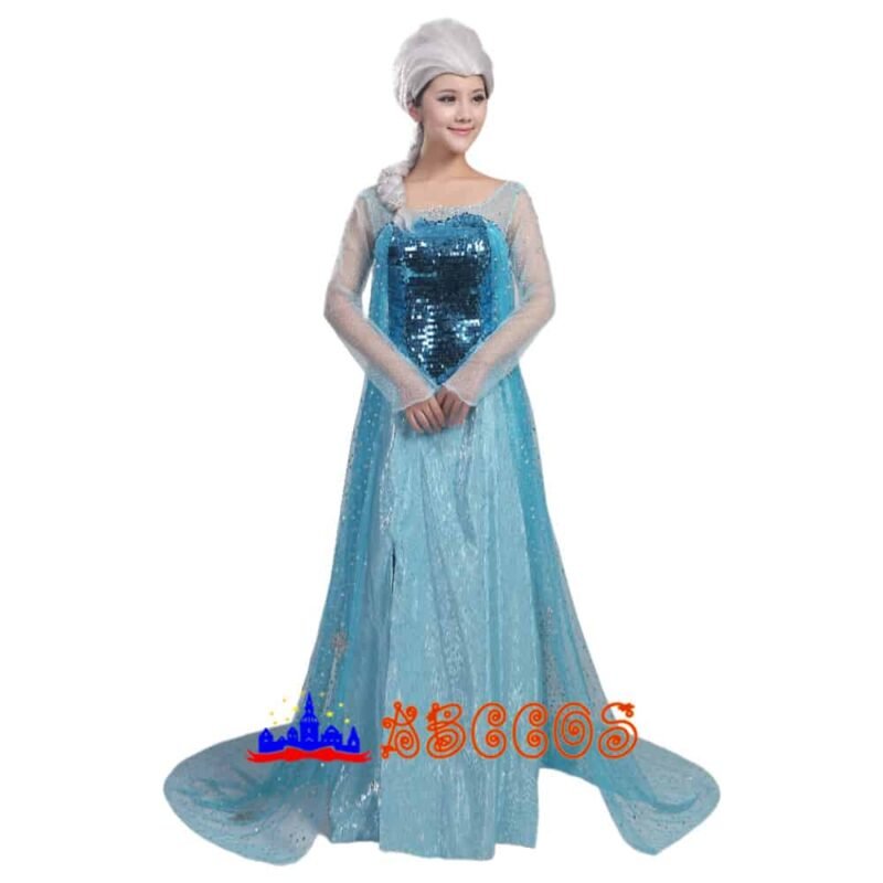 Frozen Princess Elsa cosplay costume Frozen Princess Elsa cosplay costume