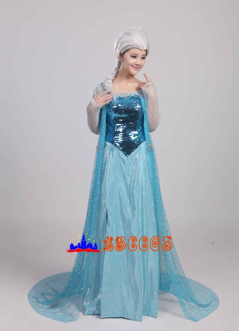 Frozen Princess Elsa cosplay costume Frozen Princess Elsa cosplay costume