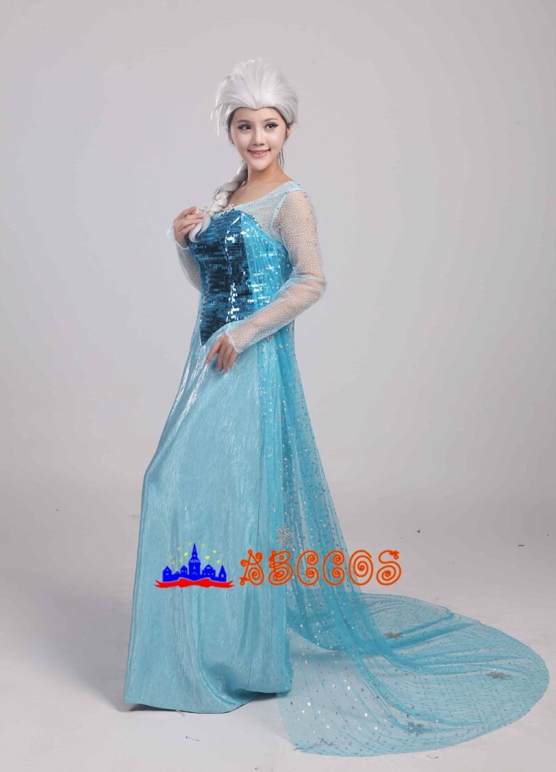 Frozen Princess Elsa cosplay costume Frozen Princess Elsa cosplay costume