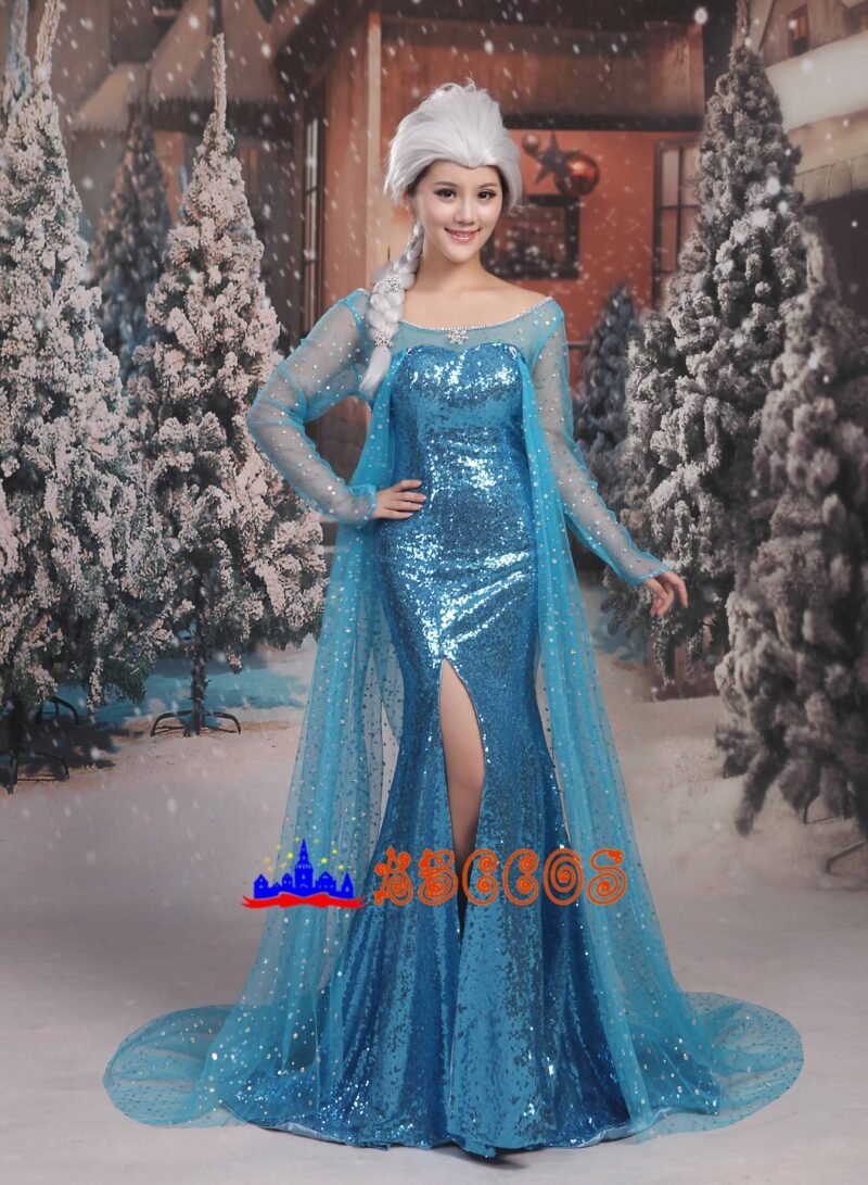 Frozen Princess Elsa cosplay costume