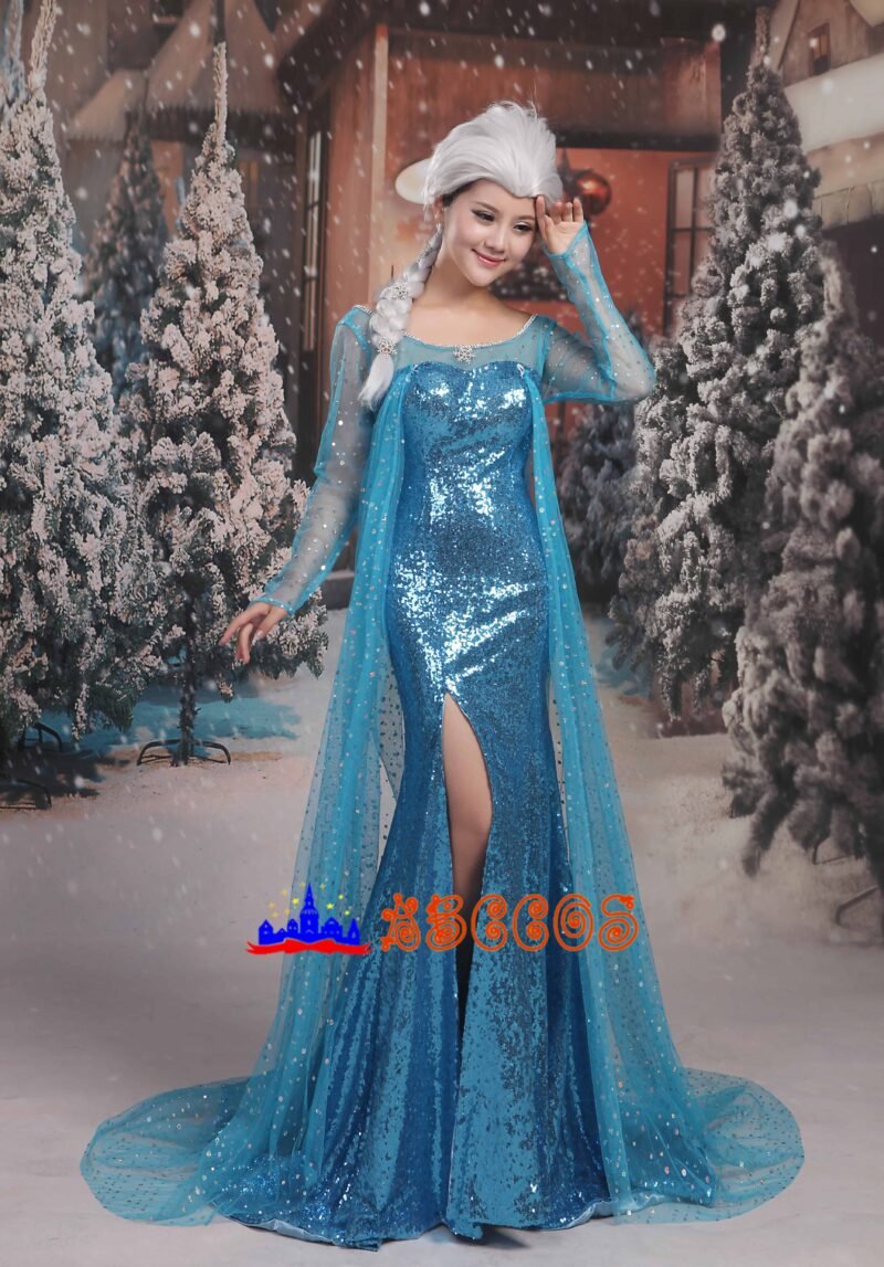 Frozen Princess Elsa cosplay costume