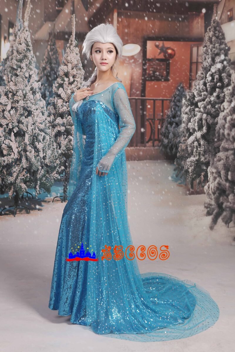 Frozen Princess Elsa cosplay costume
