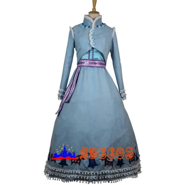 Disney Frozen Anna cosplay costume Disney Frozen Anna cosplay costume