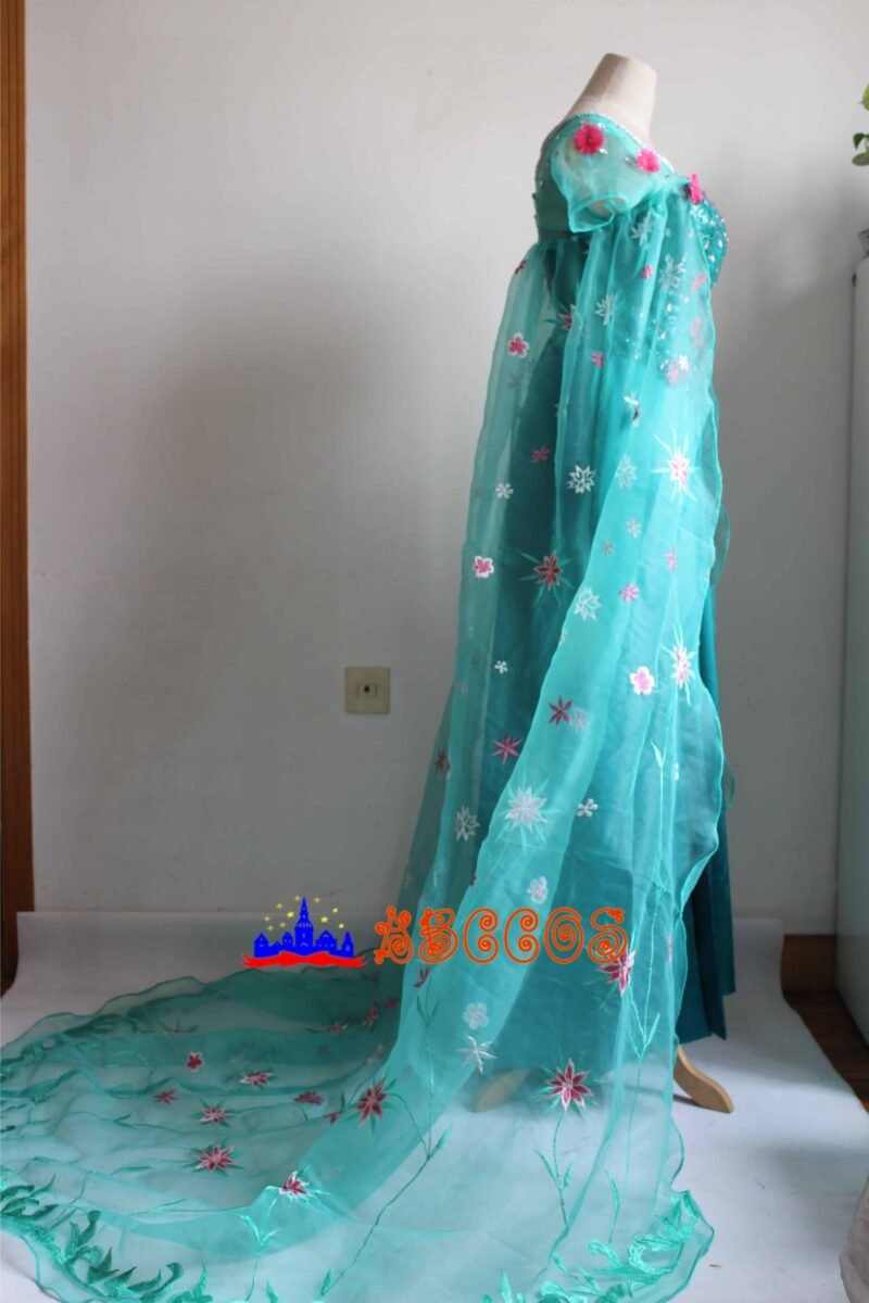 Frozen Fever Princess Elsa cosplay costume
