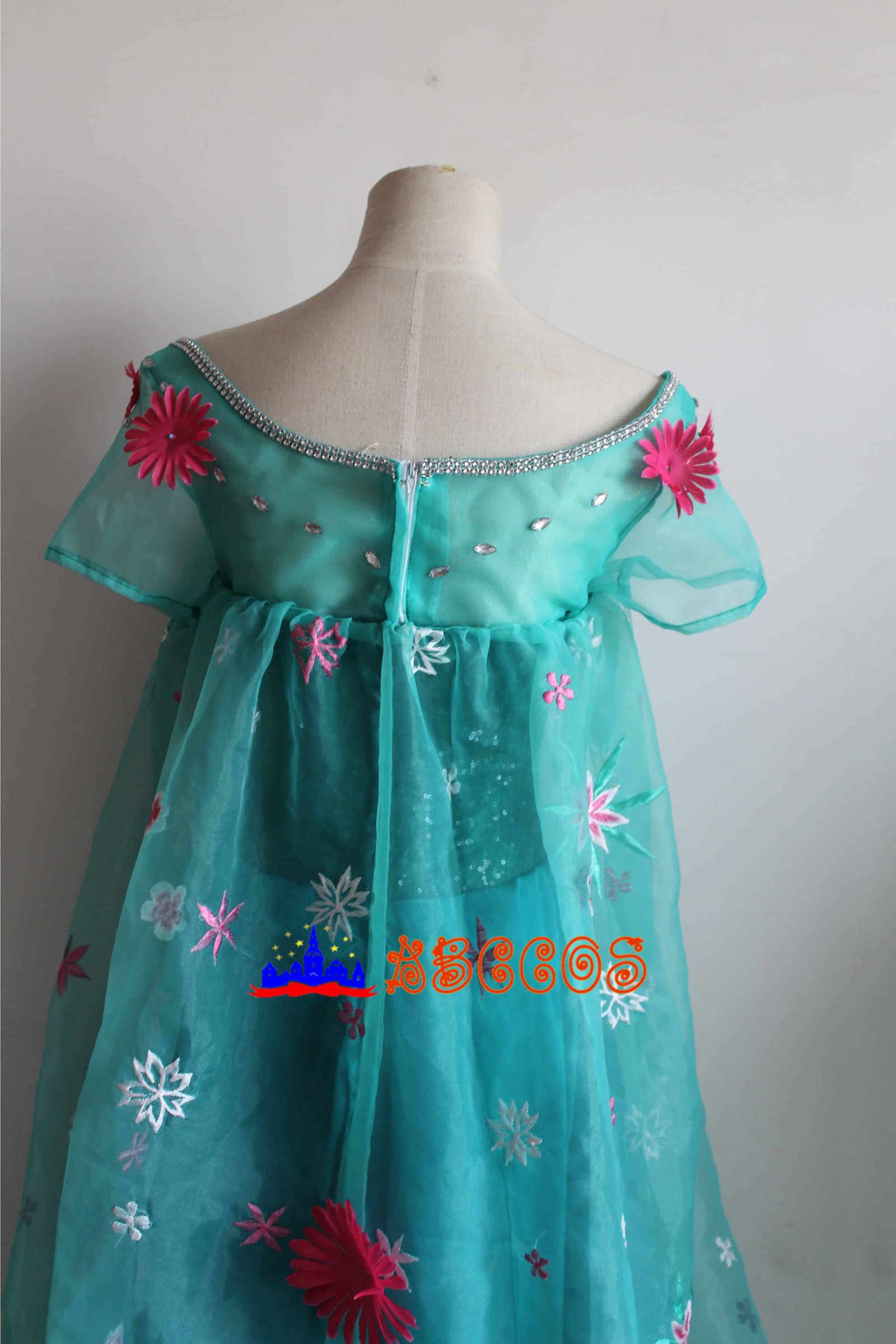 Frozen Fever Princess Elsa cosplay costume-ABCcosplay Frozen Fever Princess Elsa cosplay costume-ABCcosplay