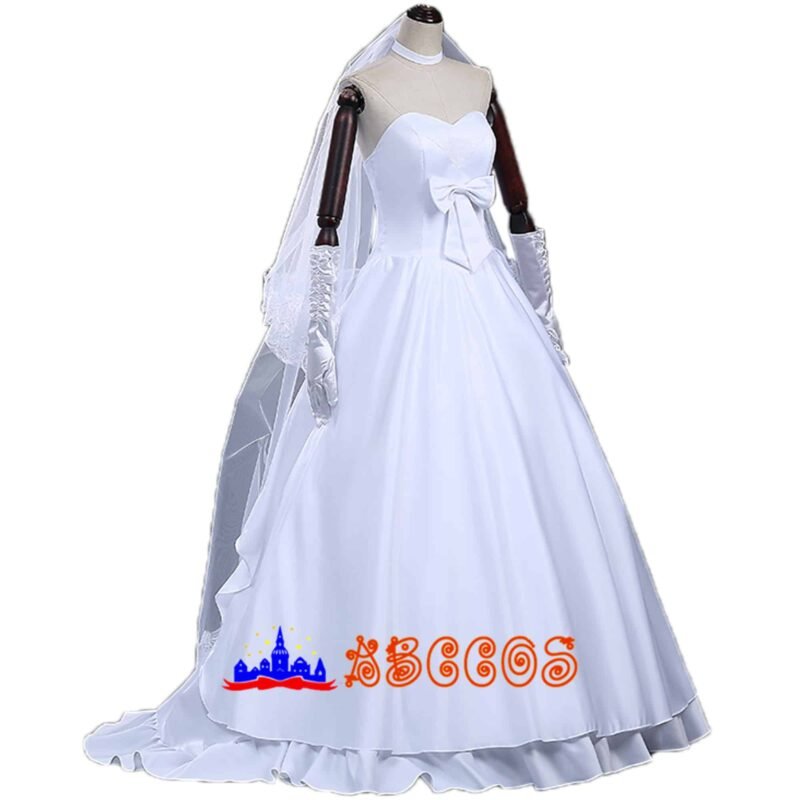 Fate/stay night Altria Pendragon /Saber Lily wedding dress cosplay costume Fate/stay night Altria Pendragon /Saber Lily wedding dress cosplay costume