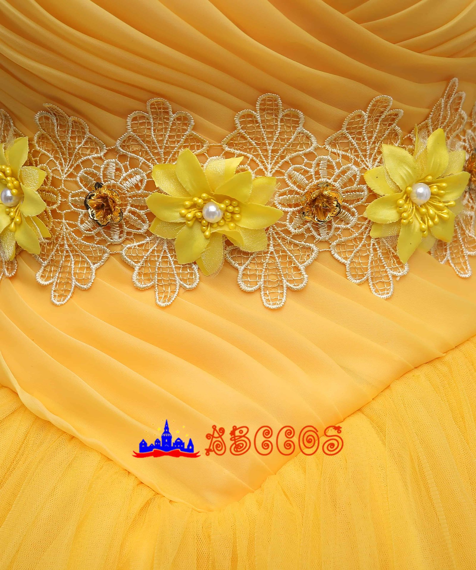 Disney Beauty and the Beast Belle princess dress cosplay costume-ABCcosplay Disney Beauty and the Beast Belle princess dress cosplay costume-ABCcosplay