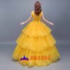 Disney Beauty and the Beast Belle princess dress cosplay costume