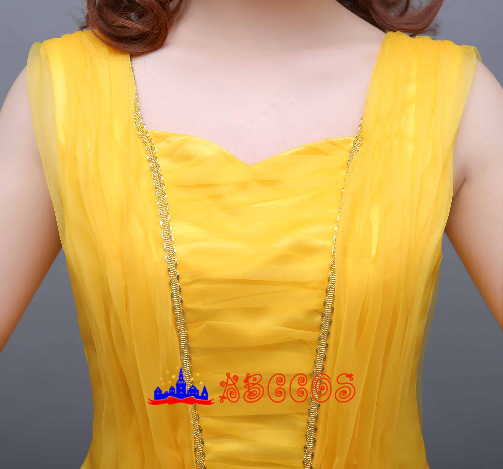 Disney Beauty and the Beast Belle princess dress cosplay costume-ABCcosplay Disney Beauty and the Beast Belle princess dress cosplay costume-ABCcosplay
