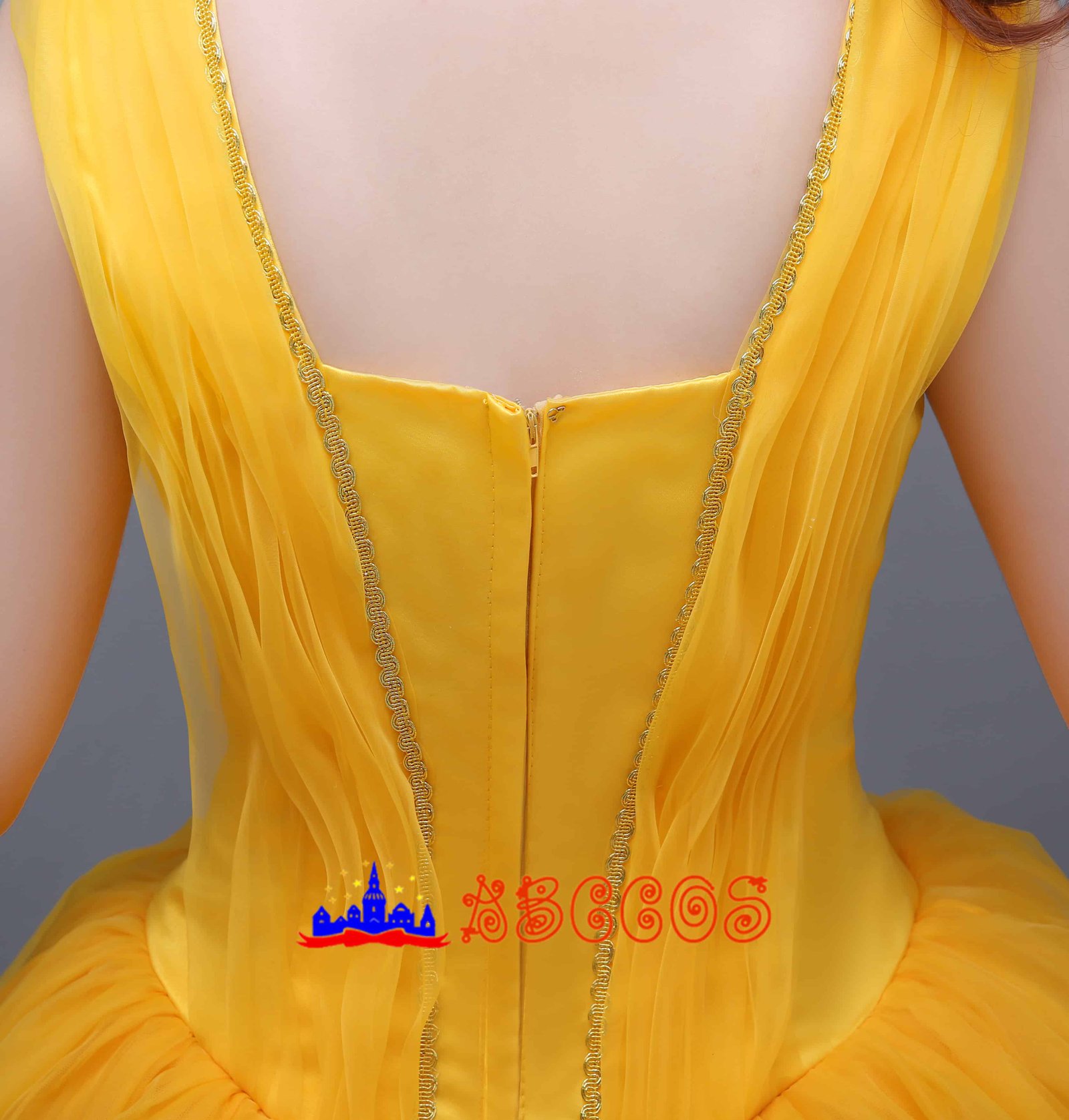 Disney Beauty and the Beast Belle princess dress cosplay costume-ABCcosplay Disney Beauty and the Beast Belle princess dress cosplay costume-ABCcosplay
