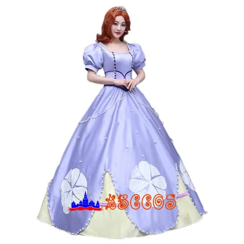 Disney Sofia the First sofia princess dress cosplay costume Disney Sofia the First sofia princess dress cosplay costume
