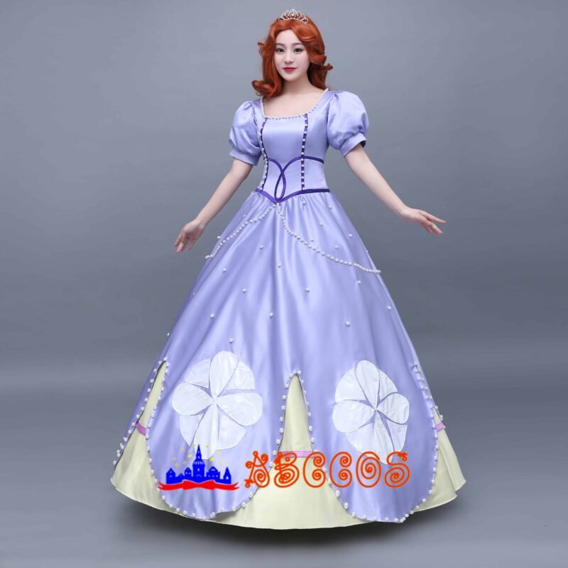 Disney Sofia the First sofia princess dress cosplay costume Disney Sofia the First sofia princess dress cosplay costume