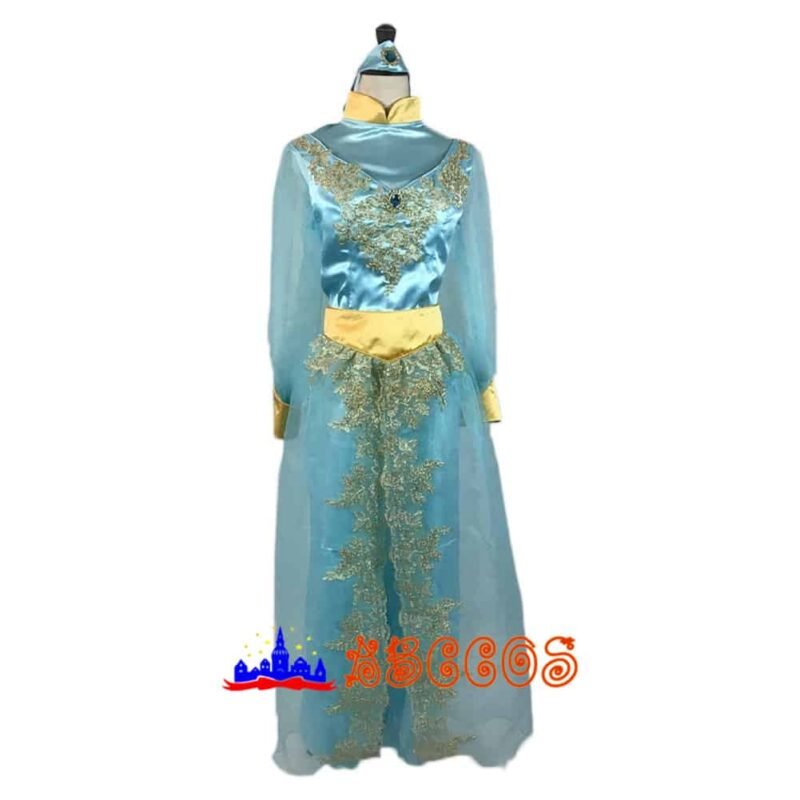 Aladdin prince princess jasmine cosplay costume