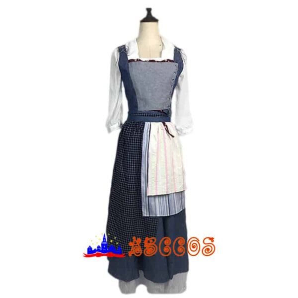 Disney Beauty and the Beast Belle maid costume cosplay costume Disney Beauty and the Beast Belle maid costume cosplay costume