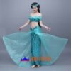 Aladdin princess jasmine cosplay costume