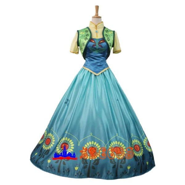 Disney Frozen Anna cosplay costume Disney Frozen Anna cosplay costume