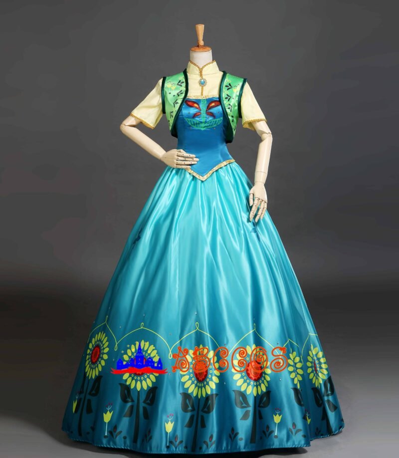 Disney Frozen Anna cosplay costume