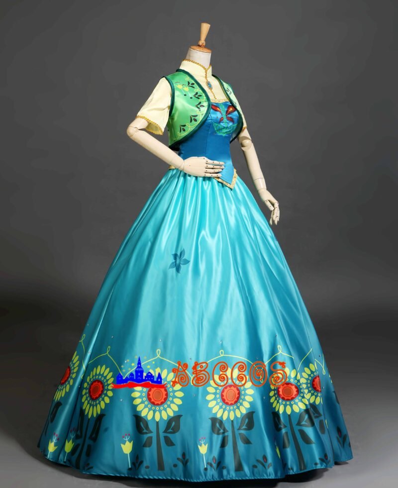 Disney Frozen Anna cosplay costume