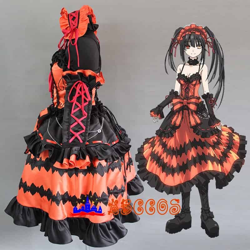 DATE A LIVE Tokisaki Kurumi/Nightmare cosplay costume DATE A LIVE Tokisaki Kurumi/Nightmare cosplay costume