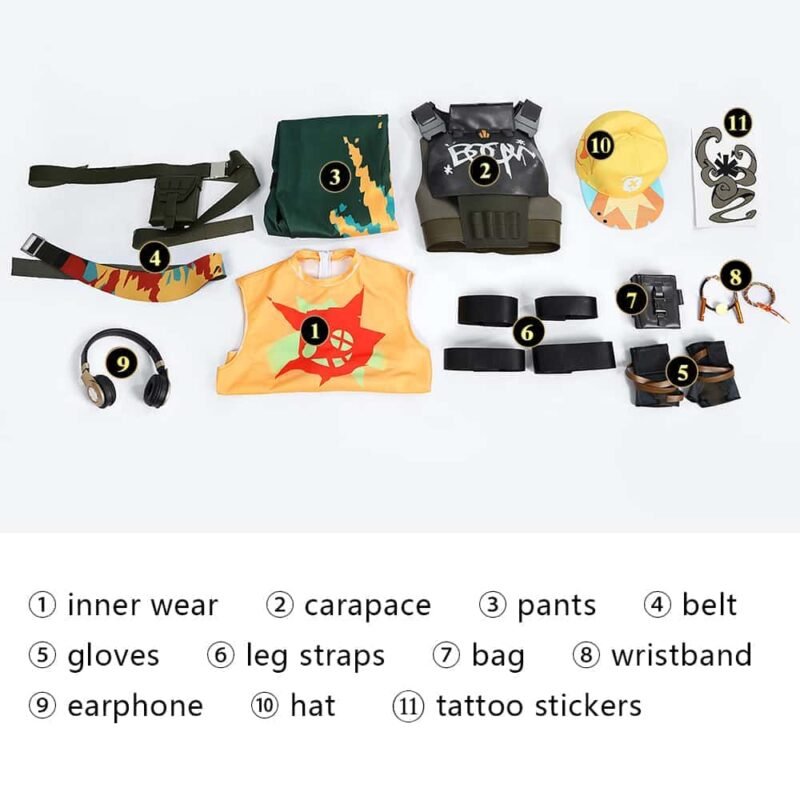 VALORANT Raze cosplay costume