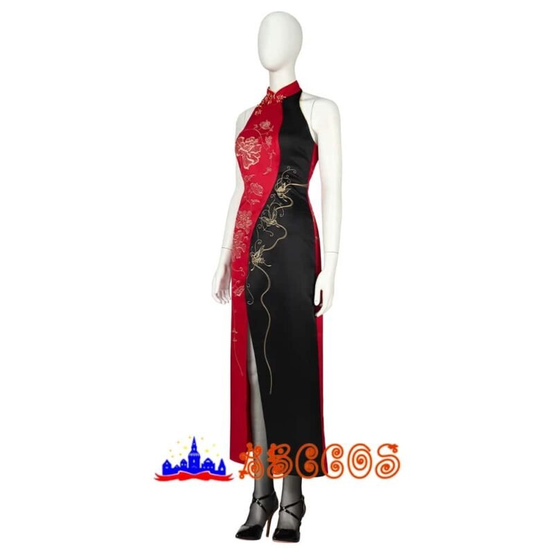 Resident Evil 4 Remake Ada Wong cheongsam cosplay costume Resident Evil 4 Remake Ada Wong cheongsam cosplay costume