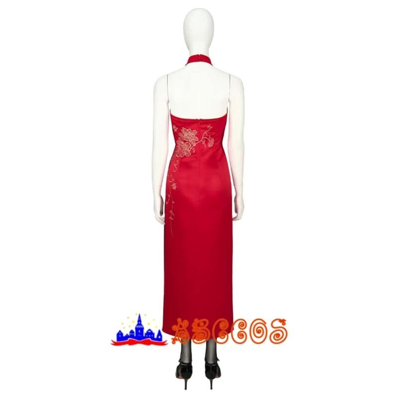 Resident Evil 4 Remake Ada Wong cheongsam cosplay costume Resident Evil 4 Remake Ada Wong cheongsam cosplay costume
