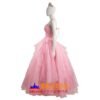 Wicked: Part I Madame morrible Galinda Upland/Glinda Pink wedding dress cosplay costume