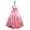 Wicked: Part I Madame morrible Galinda Upland/Glinda Pink wedding dress cosplay costume