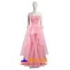 Wicked: Part I Madame morrible Galinda Upland/Glinda Pink wedding dress cosplay costume