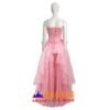 Wicked: Part I Madame morrible Galinda Upland/Glinda Pink wedding dress cosplay costume