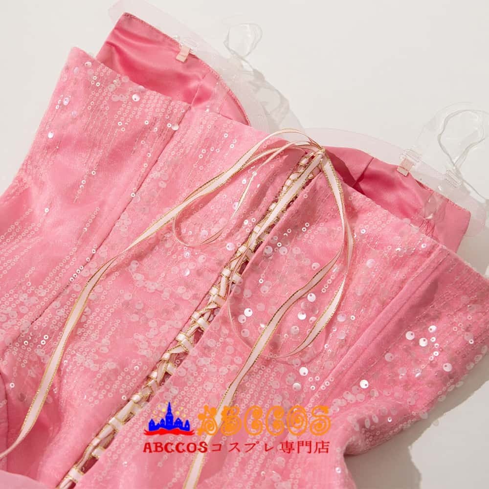 Wicked: Part I Madame morrible Galinda Upland/Glinda Pink wedding dress cosplay costume-ABCcosplay Wicked: Part I Madame morrible Galinda Upland/Glinda Pink wedding dress cosplay costume-ABCcosplay