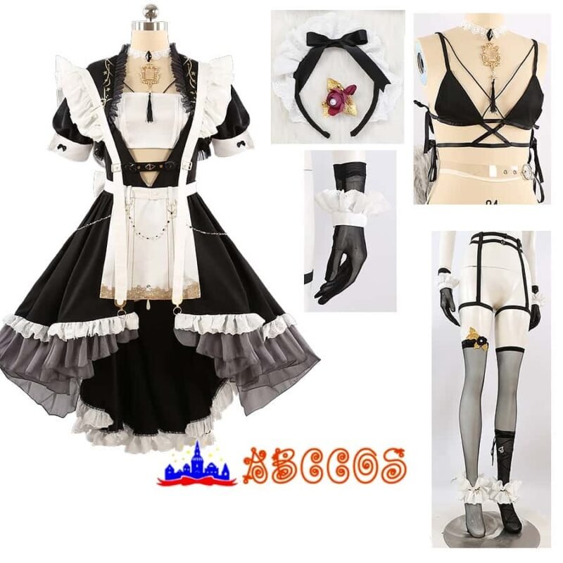 Nu: Carnival Rei Maid costume cosplay costume