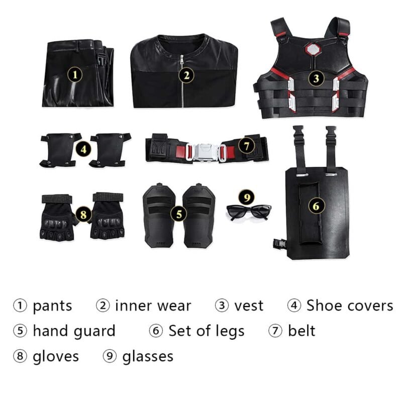 Deadpool & Wolverine Deadpool 3 Blade cosplay costume Deadpool & Wolverine Deadpool 3 Blade cosplay costume