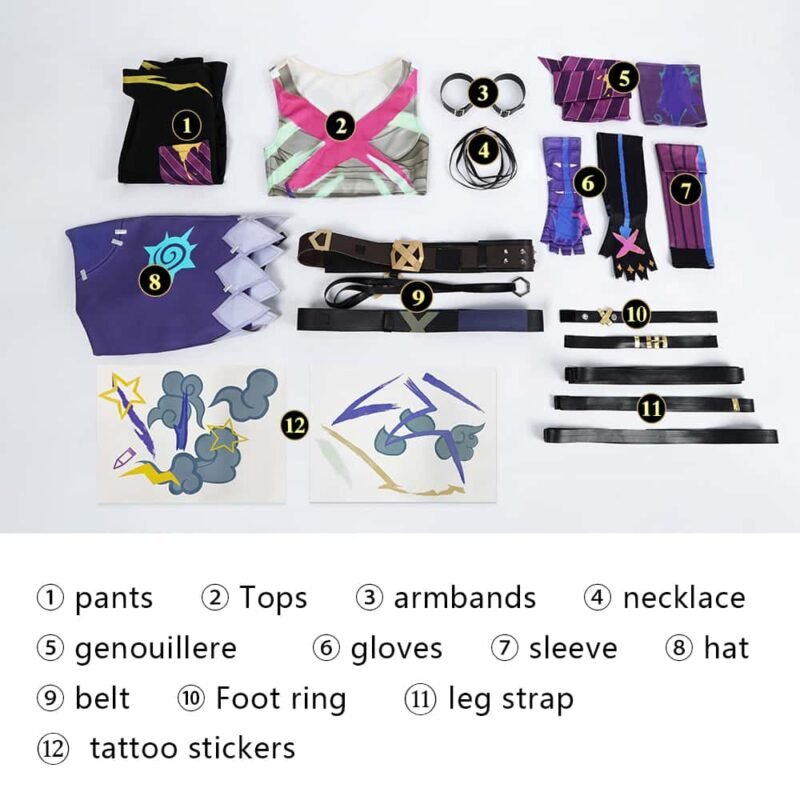 Arcane：League of Legends2 Jinx cosplay costume