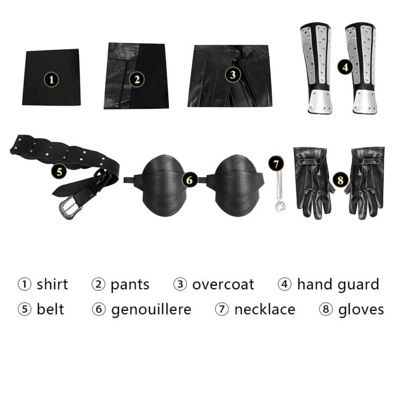 The Witcher season 3 Geralt of Rivia Geralt cosplay costume The Witcher season 3 Geralt of Rivia Geralt cosplay costume