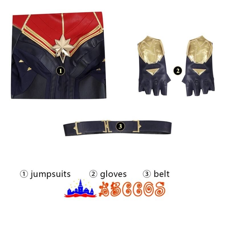 The Marvels Captain Marvel Carol Danvers cosplay costume The Marvels Captain Marvel Carol Danvers cosplay costume