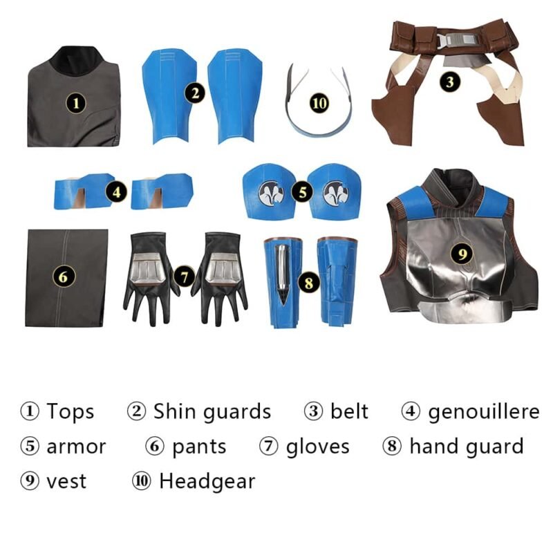 The Mandalorian Season 3 Bo-Katan Kryze cosplay costume