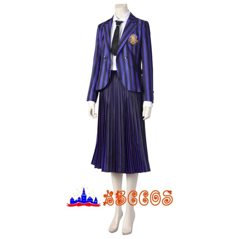 Wednesday The Addams Family Nevermore Academy uniform Enid Sinclair Bianca Barclay cosplay costume