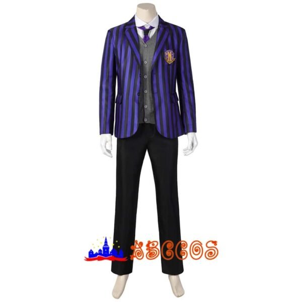 Wednesday The Addams Family Nevermore Academy uniform Eugene Otinger cosplay costume