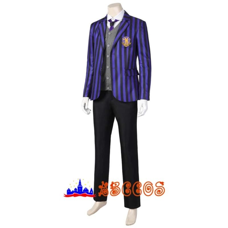 Wednesday The Addams Family Nevermore Academy uniform Eugene Otinger cosplay costume Wednesday The Addams Family Nevermore Academy uniform Eugene Otinger cosplay costume