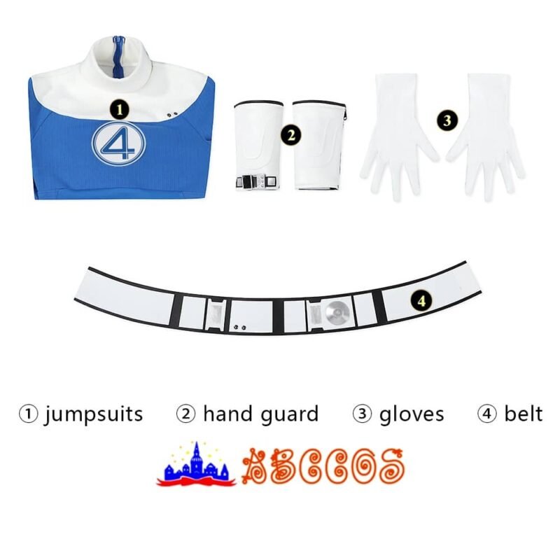 The Fantastic Four First Steps Invisible Woman Susan Storm Richards cosplay costume