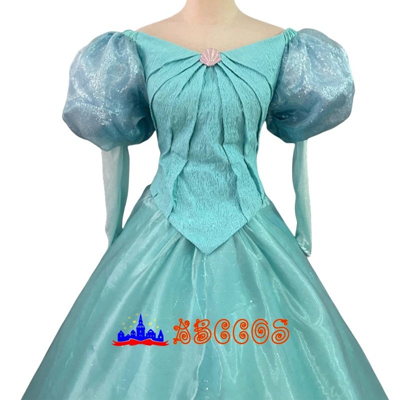 Disney The Little Mermaid Ariel princess dress cosplay costume
