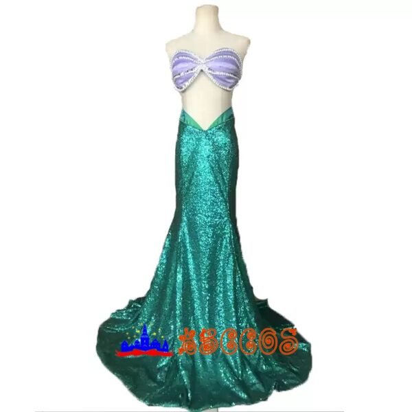 Disney The Little Mermaid Ariel princess dress cosplay costume Disney The Little Mermaid Ariel princess dress cosplay costume