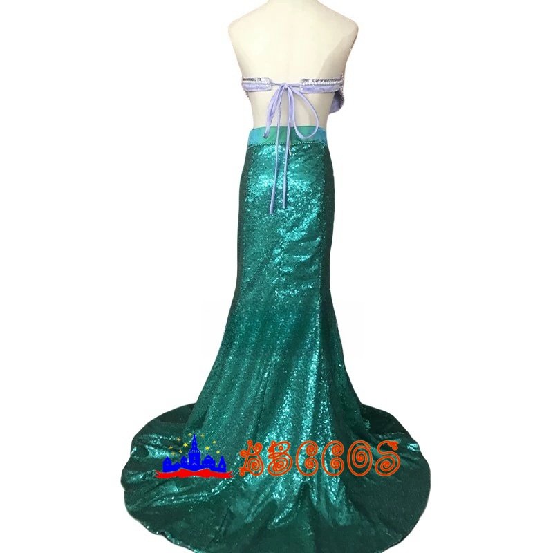 Disney The Little Mermaid Ariel princess dress cosplay costume