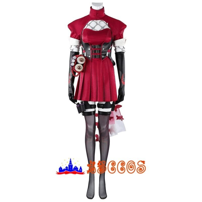 Marvel Rivals Psylocke Blood Kariudo Skin cosplay costume