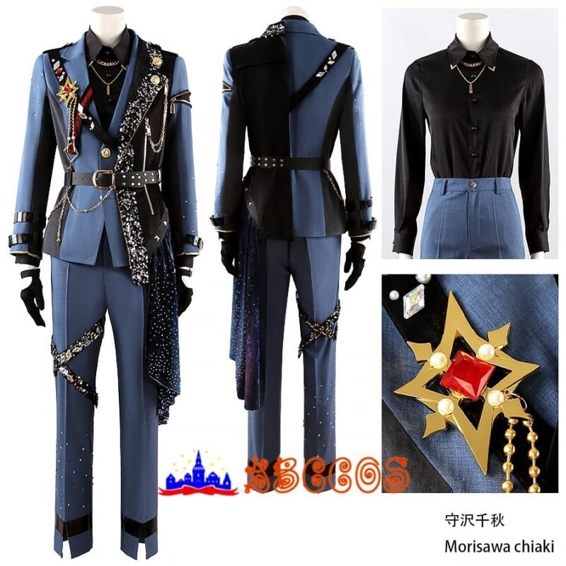 Ensemble Stars!/!! Project Sekai Colorful Stage! feat. Hatsune Miku Morisawa chiaki/KAITO/Shinonome Akito/Kagamine Len/Sena Izumi/Sazanami Jun/Sakasaki Natsume/Aoyagi Toya/Kamishiro Rui/Tenma Tsukasa cosplay costume Ensemble Stars!/!! Project Sekai Colorful Stage! feat. Hatsune Miku Morisawa chiaki/KAITO/Shinonome Akito/Kagamine Len/Sena Izumi/Sazanami Jun/Sakasaki Natsume/Aoyagi Toya/Kamishiro Rui/Tenma Tsukasa cosplay costume