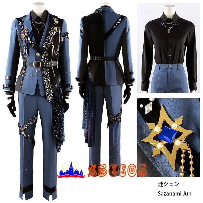 Ensemble Stars!/!! Project Sekai Colorful Stage! feat. Hatsune Miku Morisawa chiaki/KAITO/Shinonome Akito/Kagamine Len/Sena Izumi/Sazanami Jun/Sakasaki Natsume/Aoyagi Toya/Kamishiro Rui/Tenma Tsukasa cosplay costume Ensemble Stars!/!! Project Sekai Colorful Stage! feat. Hatsune Miku Morisawa chiaki/KAITO/Shinonome Akito/Kagamine Len/Sena Izumi/Sazanami Jun/Sakasaki Natsume/Aoyagi Toya/Kamishiro Rui/Tenma Tsukasa cosplay costume