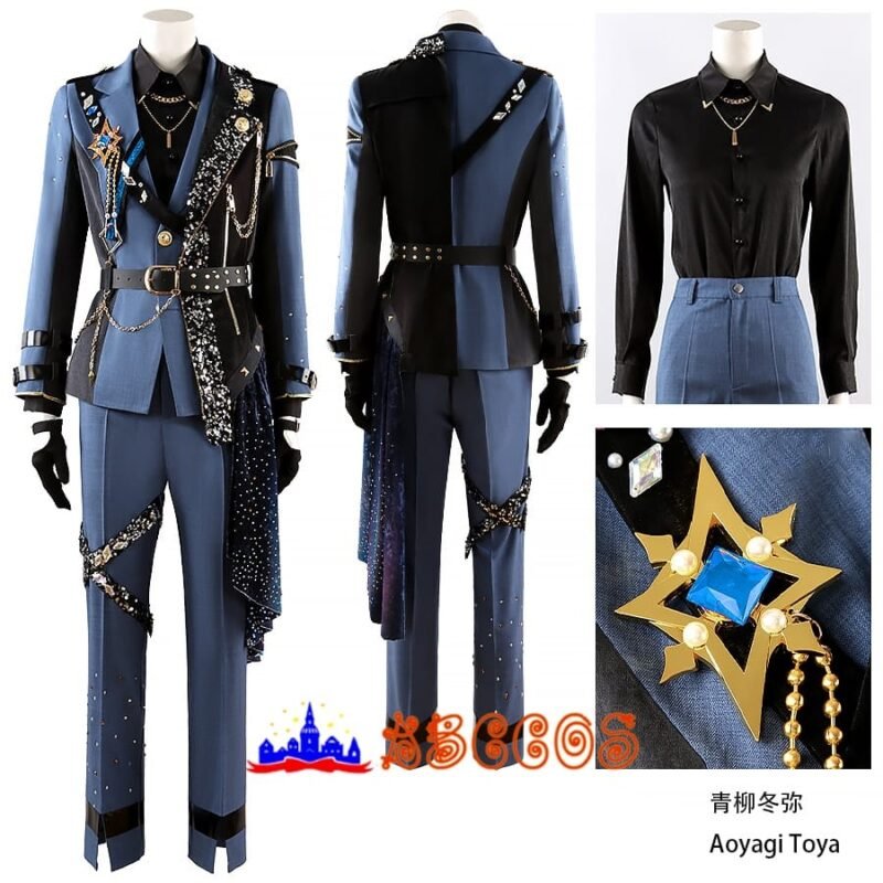 Ensemble Stars!/!! Project Sekai Colorful Stage! feat. Hatsune Miku Morisawa chiaki/KAITO/Shinonome Akito/Kagamine Len/Sena Izumi/Sazanami Jun/Sakasaki Natsume/Aoyagi Toya/Kamishiro Rui/Tenma Tsukasa cosplay costume Ensemble Stars!/!! Project Sekai Colorful Stage! feat. Hatsune Miku Morisawa chiaki/KAITO/Shinonome Akito/Kagamine Len/Sena Izumi/Sazanami Jun/Sakasaki Natsume/Aoyagi Toya/Kamishiro Rui/Tenma Tsukasa cosplay costume